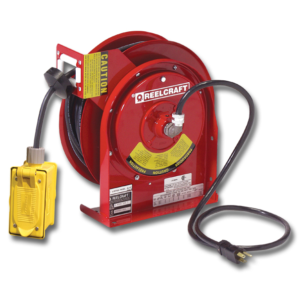 Reelcraft Power Cord Hose Reel 50 ft - Storage